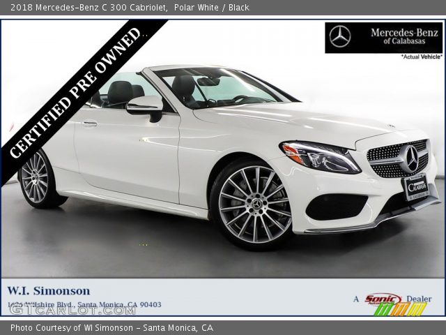 2018 Mercedes-Benz C 300 Cabriolet in Polar White