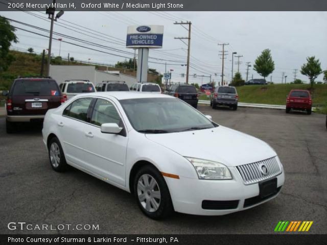 2006 Mercury Milan I4 in Oxford White