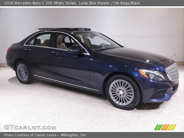 2016 Mercedes-Benz C 300 4Matic Sedan in Lunar Blue Metallic