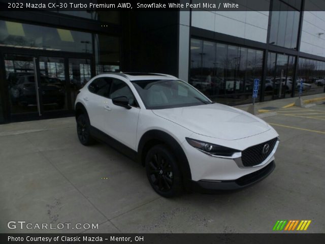 2022 Mazda CX-30 Turbo Premium AWD in Snowflake White Pearl Mica
