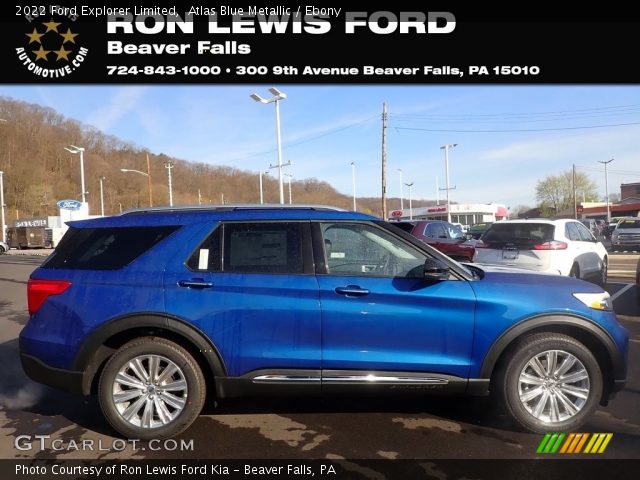 2022 Ford Explorer Limited in Atlas Blue Metallic