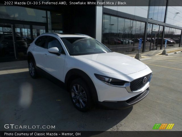 2022 Mazda CX-30 S Preferred AWD in Snowflake White Pearl Mica