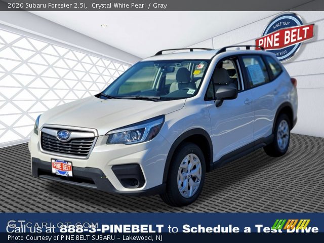 2020 Subaru Forester 2.5i in Crystal White Pearl
