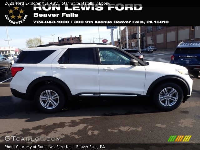 2022 Ford Explorer XLT 4WD in Star White Metallic
