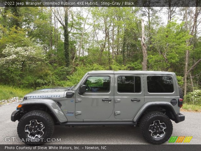2022 Jeep Wrangler Unlimited Rubicon 4XE Hybrid in Sting-Gray