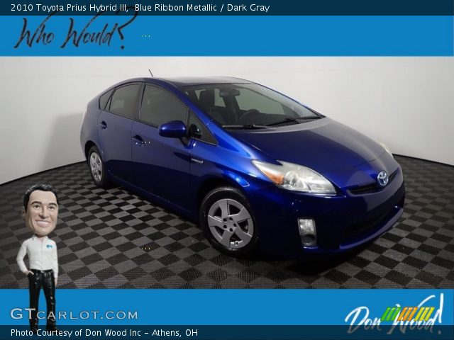 2010 Toyota Prius Hybrid III in Blue Ribbon Metallic
