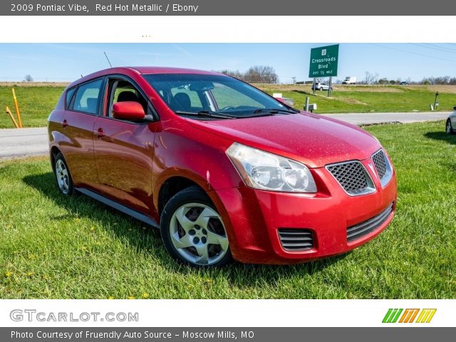 2009 Pontiac Vibe  in Red Hot Metallic