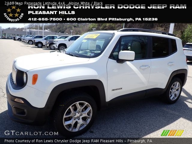 2018 Jeep Renegade Latitude 4x4 in Alpine White