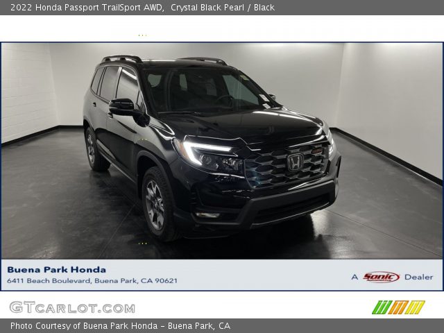 2022 Honda Passport TrailSport AWD in Crystal Black Pearl