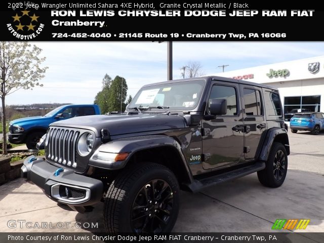 2022 Jeep Wrangler Unlimited Sahara 4XE Hybrid in Granite Crystal Metallic