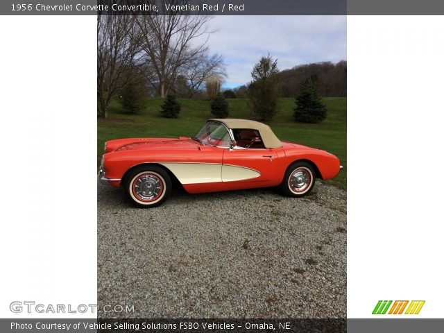1956 Chevrolet Corvette Convertible in Venetian Red
