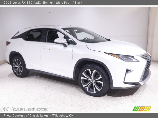 2018 Lexus RX 350 AWD in Eminent White Pearl