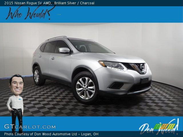 2015 Nissan Rogue SV AWD in Brilliant Silver