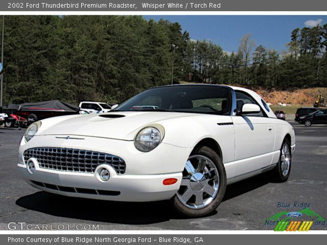 2002 Ford Thunderbird Premium Roadster in Whisper White