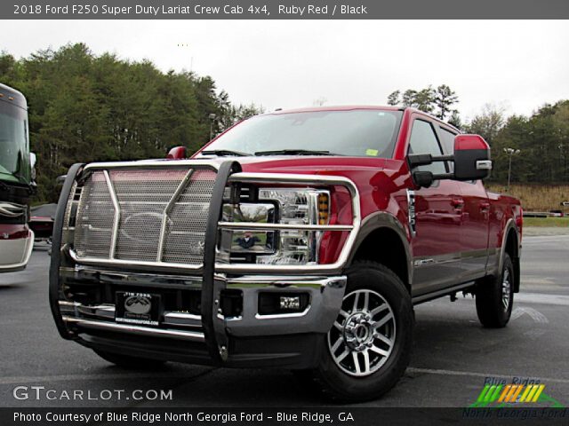 2018 Ford F250 Super Duty Lariat Crew Cab 4x4 in Ruby Red