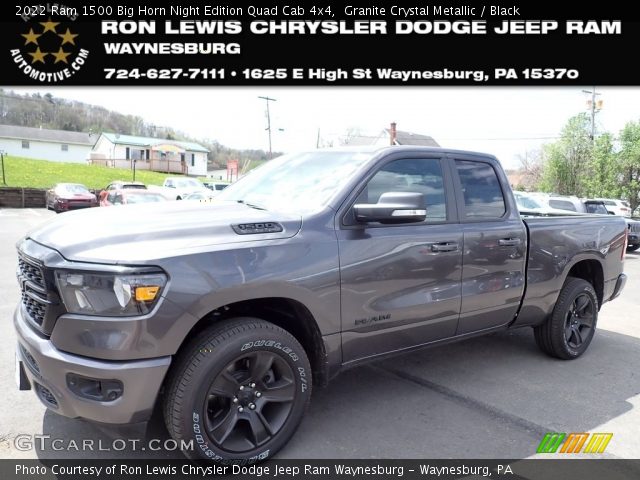 2022 Ram 1500 Big Horn Night Edition Quad Cab 4x4 in Granite Crystal Metallic