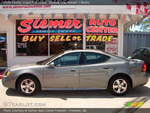 2008 Pontiac Grand Prix Sedan in Shadow Gray Metallic