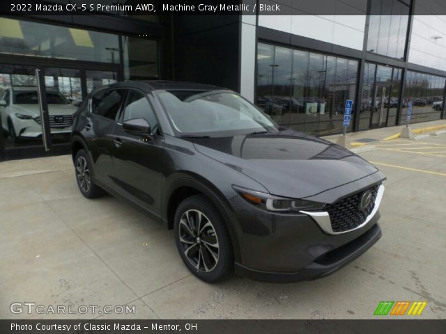 2022 Mazda CX-5 S Premium AWD in Machine Gray Metallic