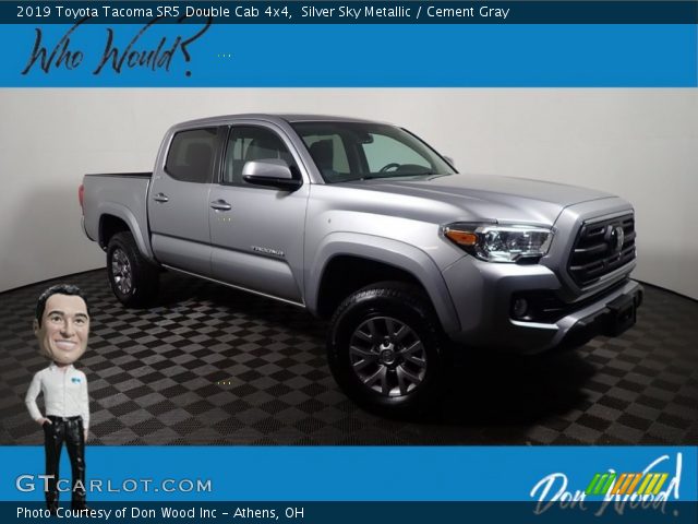 2019 Toyota Tacoma SR5 Double Cab 4x4 in Silver Sky Metallic