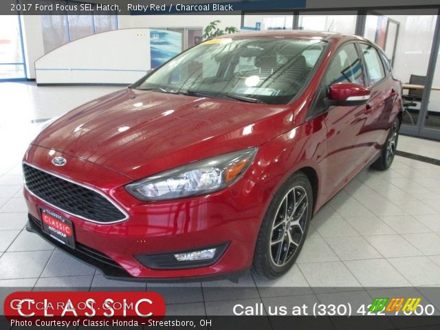 2017 Ford Focus SEL Hatch in Ruby Red