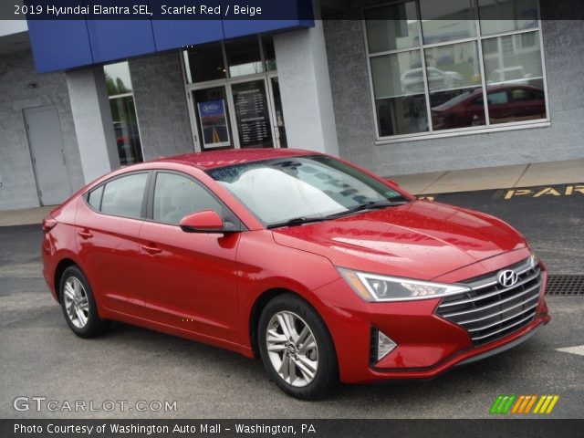 2019 Hyundai Elantra SEL in Scarlet Red