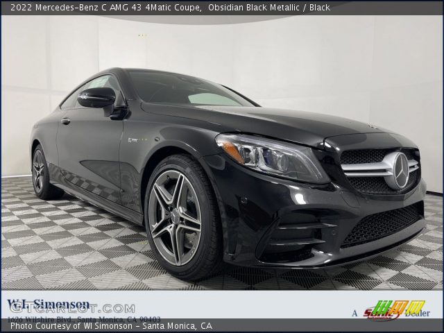 2022 Mercedes-Benz C AMG 43 4Matic Coupe in Obsidian Black Metallic