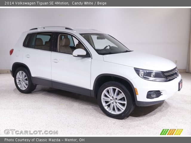 2014 Volkswagen Tiguan SE 4Motion in Candy White
