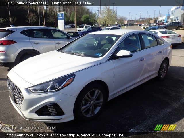 2019 Hyundai Sonata SEL in Quartz White Pearl