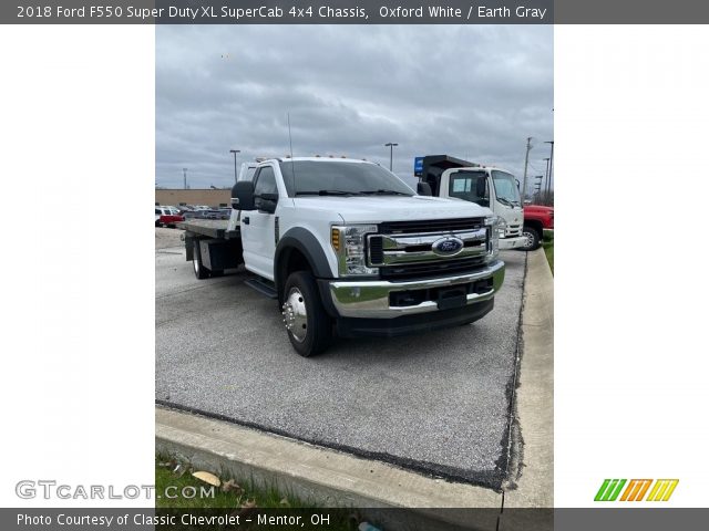 2018 Ford F550 Super Duty XL SuperCab 4x4 Chassis in Oxford White