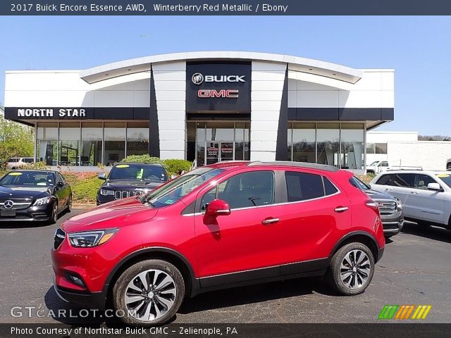 2017 Buick Encore Essence AWD in Winterberry Red Metallic