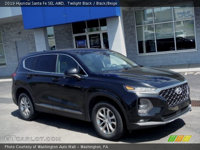 2019 Hyundai Santa Fe SEL AWD in Twilight Black