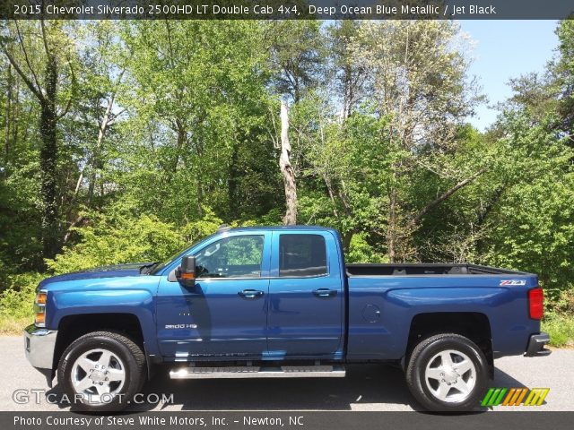 2015 Chevrolet Silverado 2500HD LT Double Cab 4x4 in Deep Ocean Blue Metallic