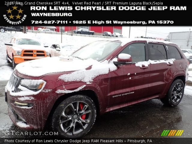 2016 Jeep Grand Cherokee SRT 4x4 in Velvet Red Pearl