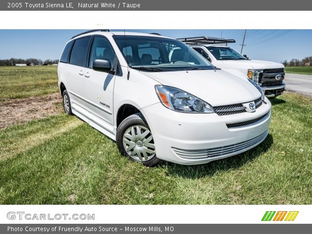 2005 Toyota Sienna LE in Natural White