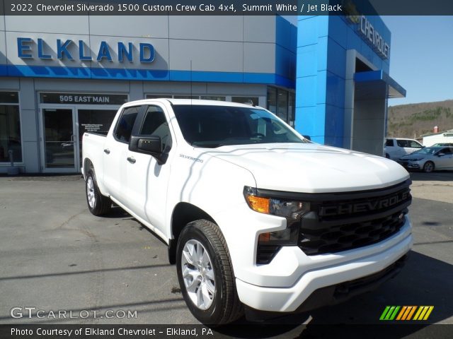 2022 Chevrolet Silverado 1500 Custom Crew Cab 4x4 in Summit White