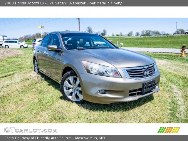 2008 Honda Accord EX-L V6 Sedan in Alabaster Silver Metallic