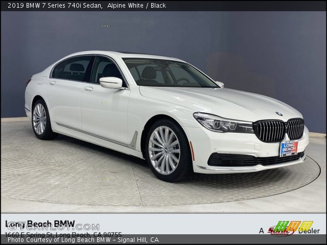 2019 BMW 7 Series 740i Sedan in Alpine White
