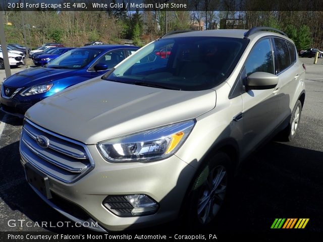 2018 Ford Escape SE 4WD in White Gold