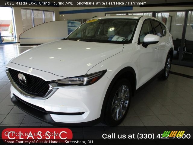 2021 Mazda CX-5 Grand Touring AWD in Snowflake White Pearl Mica