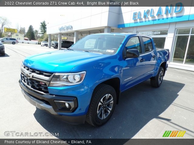 2022 Chevrolet Colorado Z71 Crew Cab 4x4 in Bright Blue Metallic