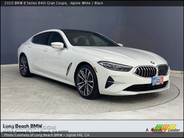 2020 BMW 8 Series 840i Gran Coupe in Alpine White