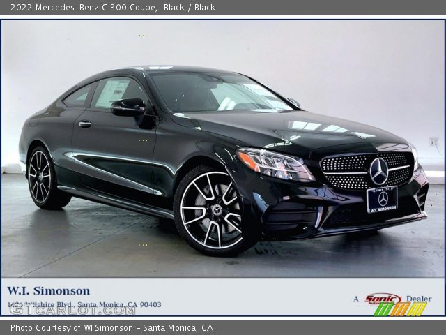 2022 Mercedes-Benz C 300 Coupe in Black