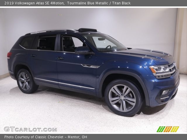 2019 Volkswagen Atlas SE 4Motion in Tourmaline Blue Metallic