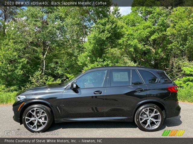 2020 BMW X5 xDrive40i in Black Sapphire Metallic