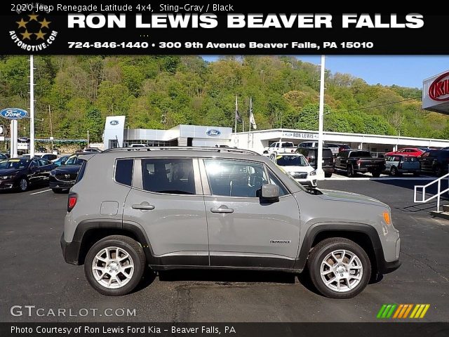 2020 Jeep Renegade Latitude 4x4 in Sting-Gray