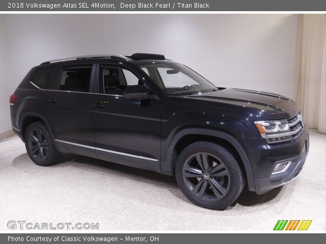 2018 Volkswagen Atlas SEL 4Motion in Deep Black Pearl
