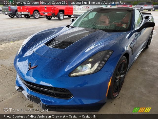 2015 Chevrolet Corvette Stingray Coupe Z51 in Laguna Blue Tintcoat