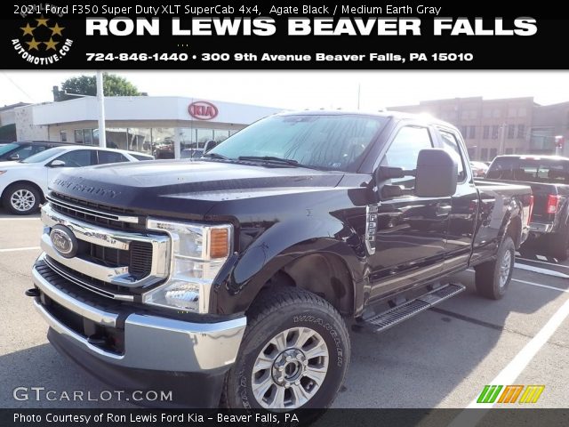 2021 Ford F350 Super Duty XLT SuperCab 4x4 in Agate Black