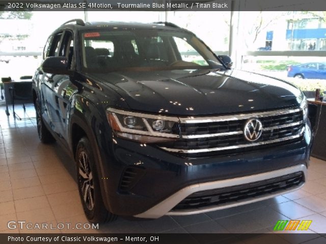 2022 Volkswagen Atlas SE 4Motion in Tourmaline Blue Metallic