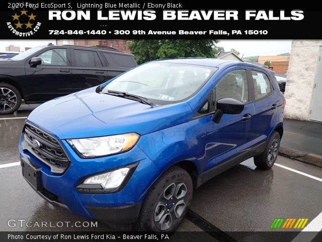 2020 Ford EcoSport S in Lightning Blue Metallic